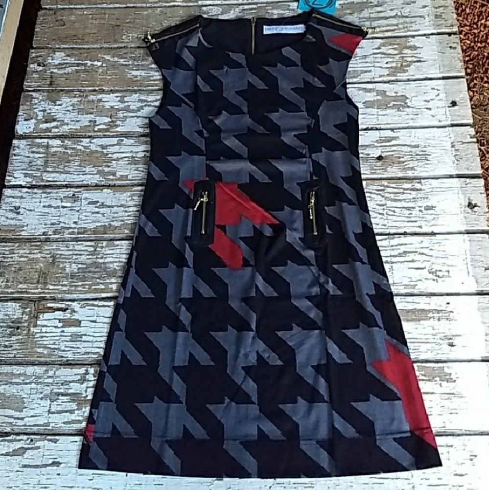 Mae Houndstooth Dress - NWT